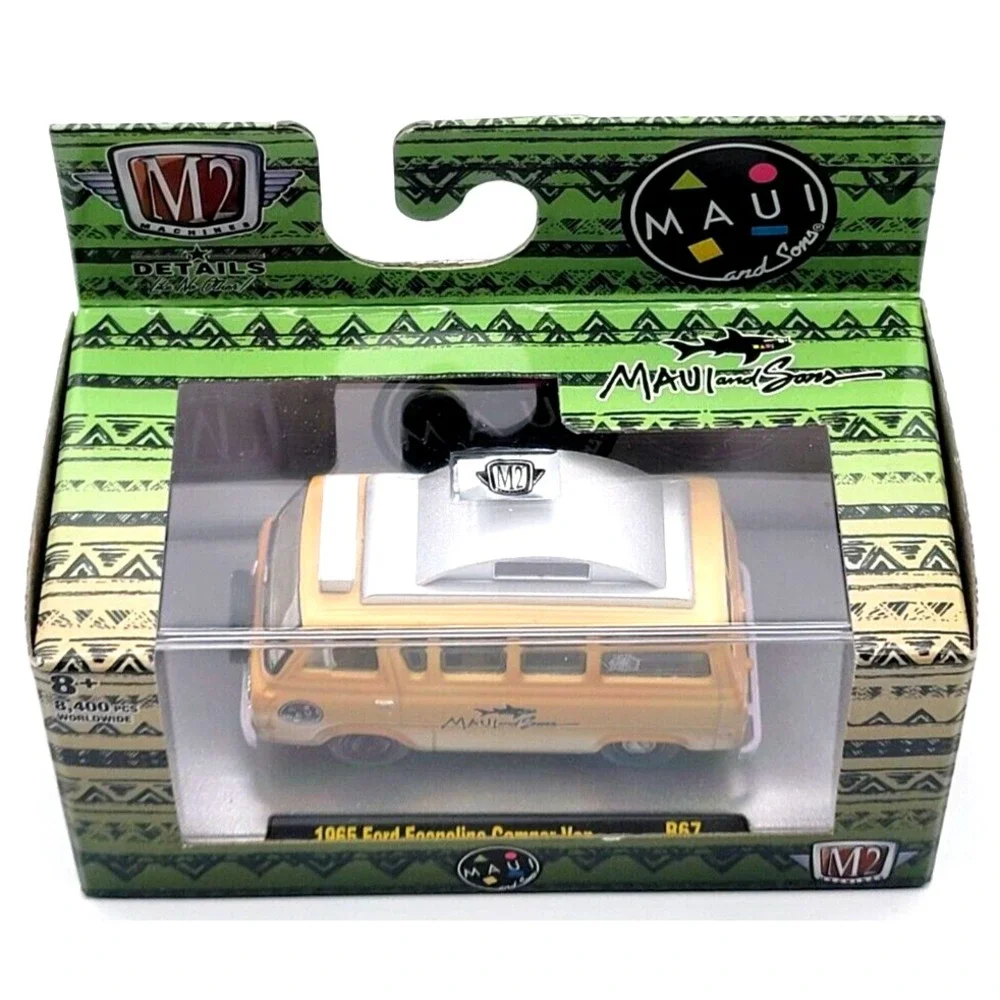 M2 MACHINES 1965 FORD ECONOLINE CAMPER VAN‎ R67  21-50 NIB